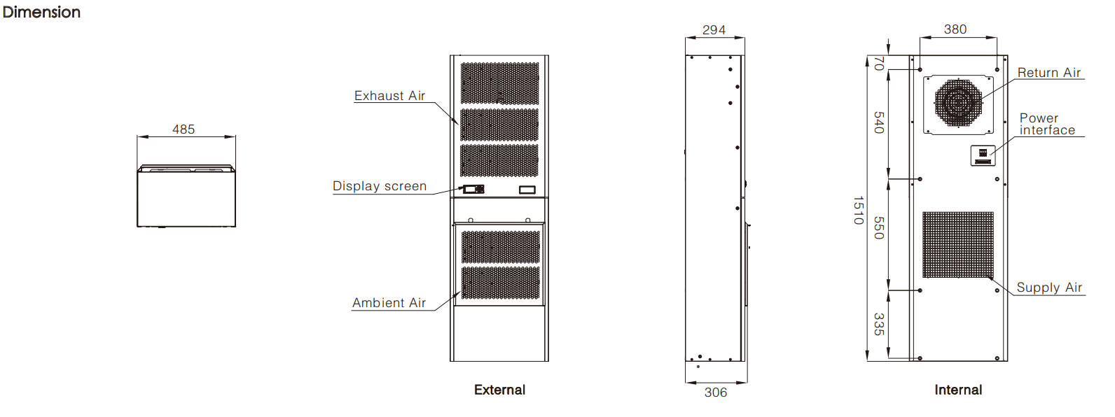 LP4000N-1 Enclosure Air Conditioners 